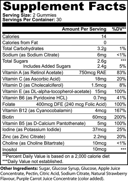 Inositol Hormone Balance 12 in 1 Gummies