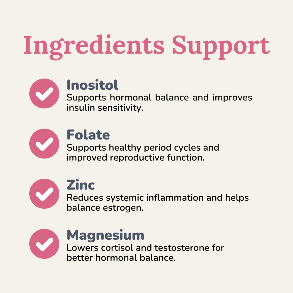 Inositol Hormone Balance 12 in 1 Gummies